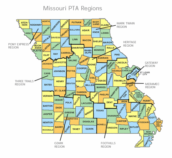 Mopta Regions Map 